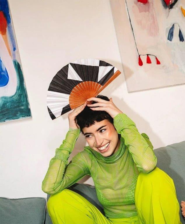 Abanico MINI Shadow Play - Olokuti