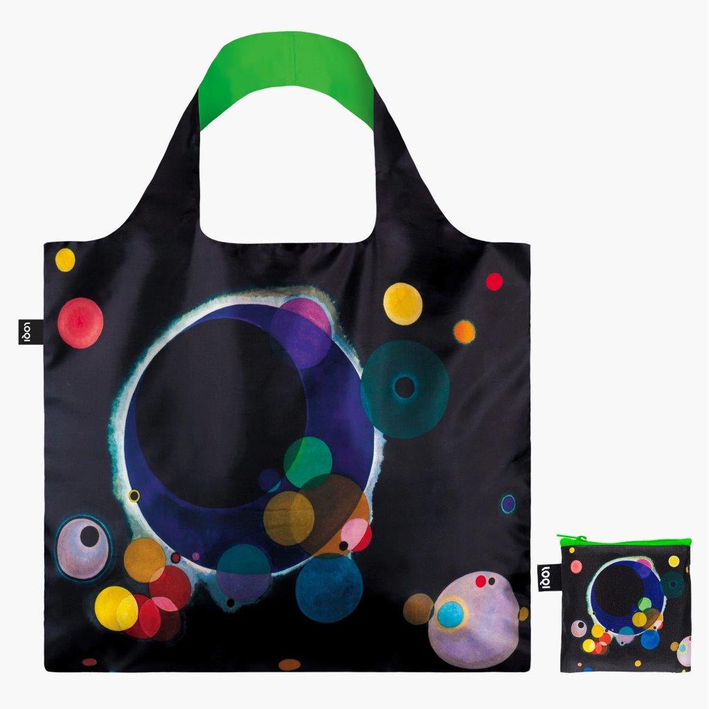 Bolsa Loqi Wassily Kandinsky Several Circles Neon - Olokuti