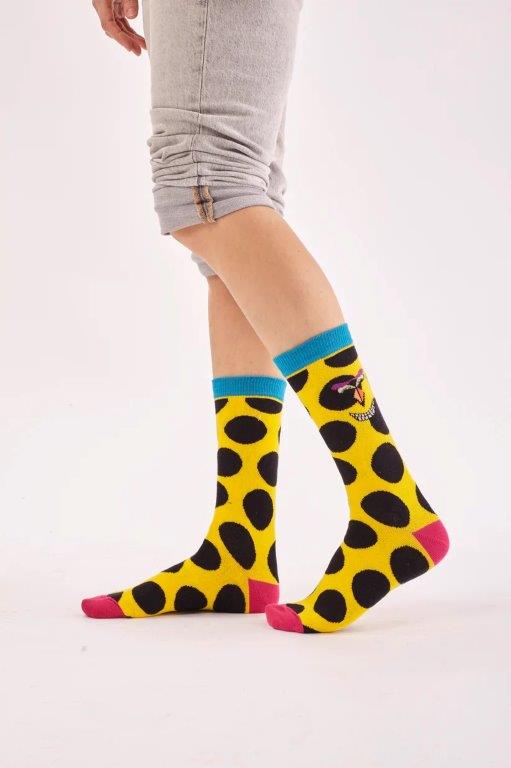 Calcetines amarillos Nano 4814 - Olokuti