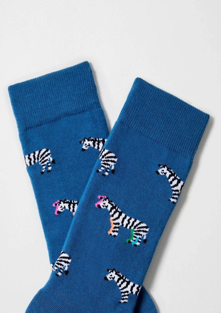 Calcetines BeZebra Azul - Olokuti