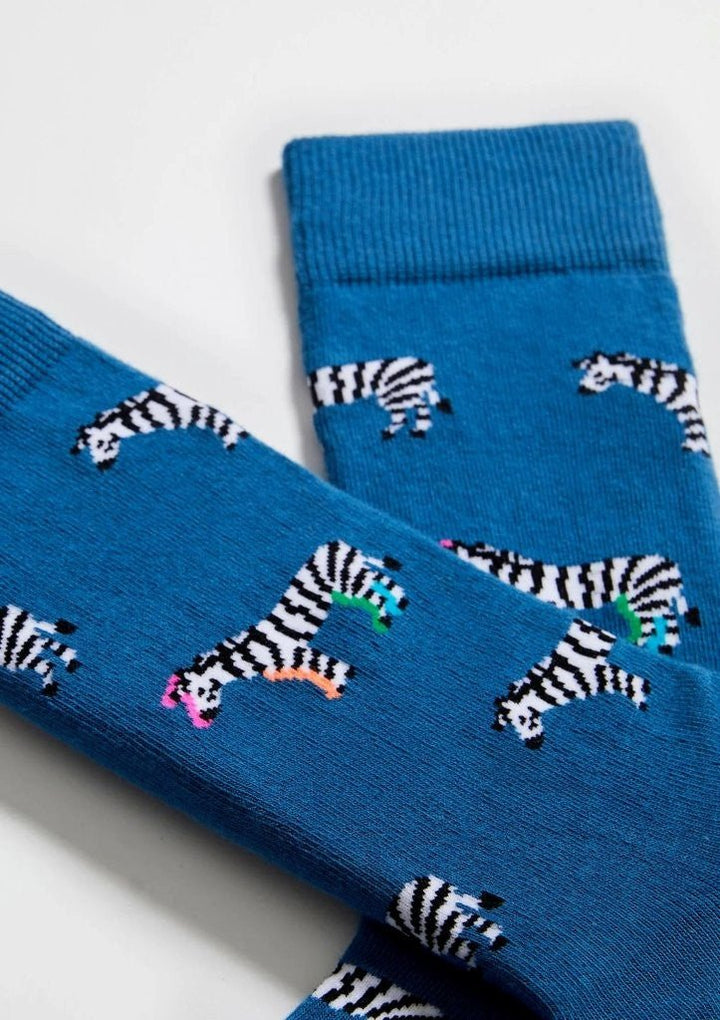 Calcetines BeZebra Azul - Olokuti