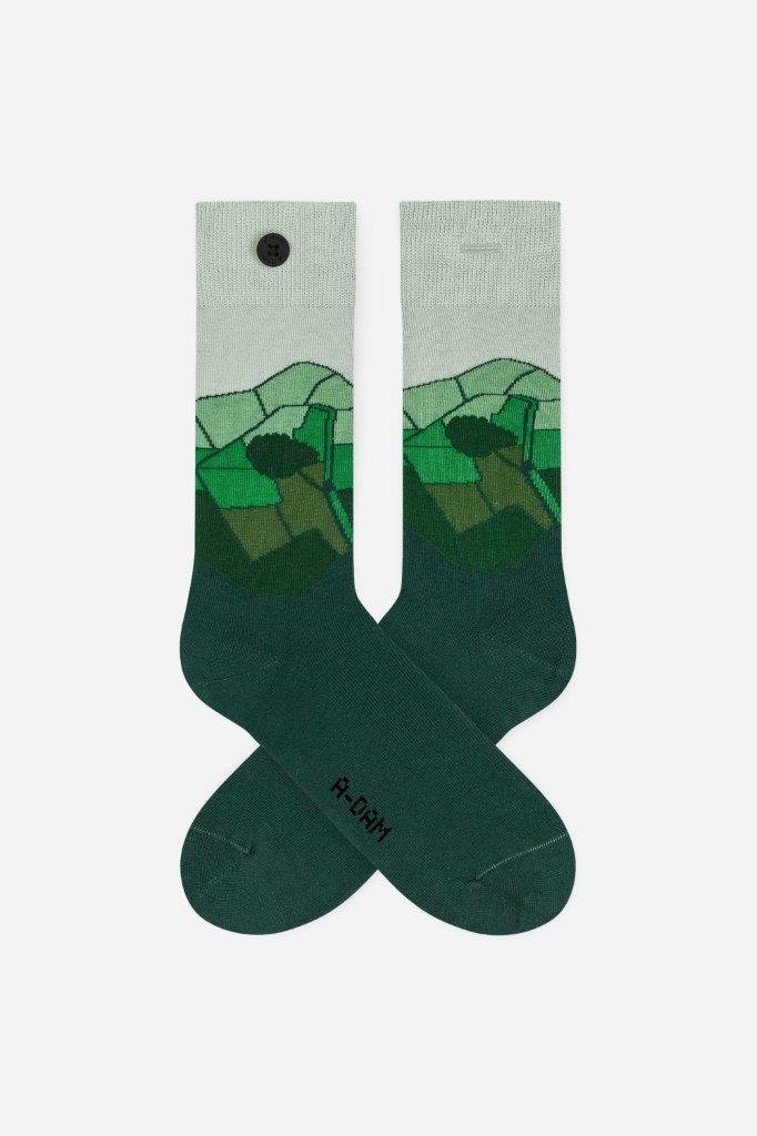 Calcetines Casual Campos Verdes - Olokuti