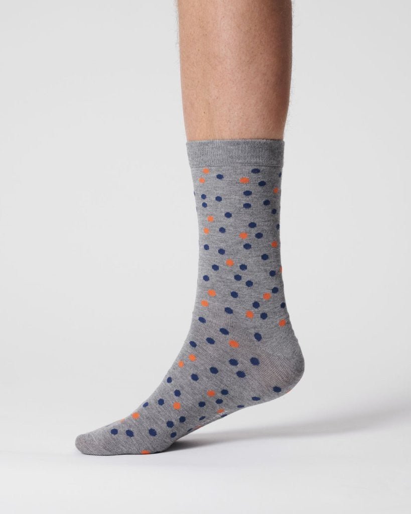 Calcetines Mens Dotty Algodón orgánico 41 - 46 - Olokuti