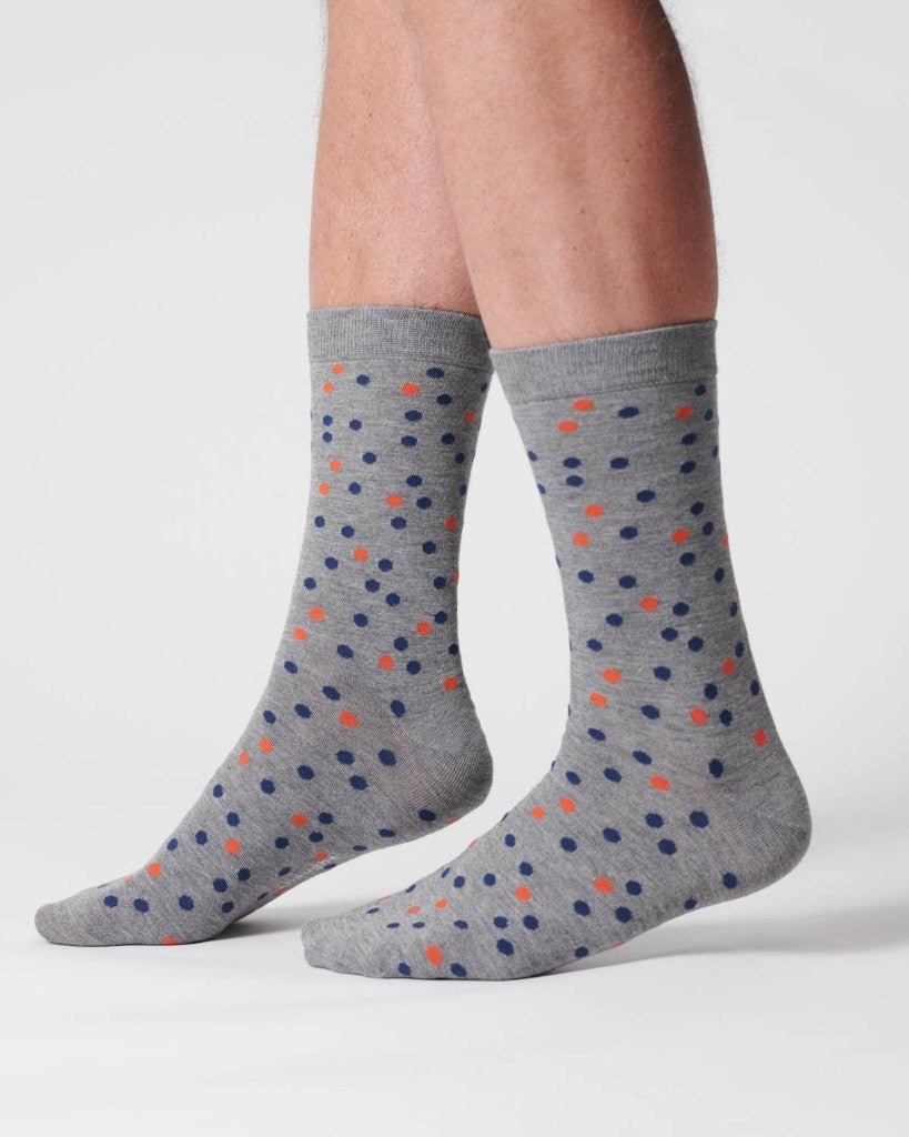 Calcetines Mens Dotty Algodón orgánico 41 - 46 - Olokuti