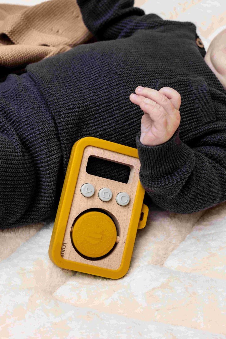 Cámara de silicona y madera para bebés - Olokuti