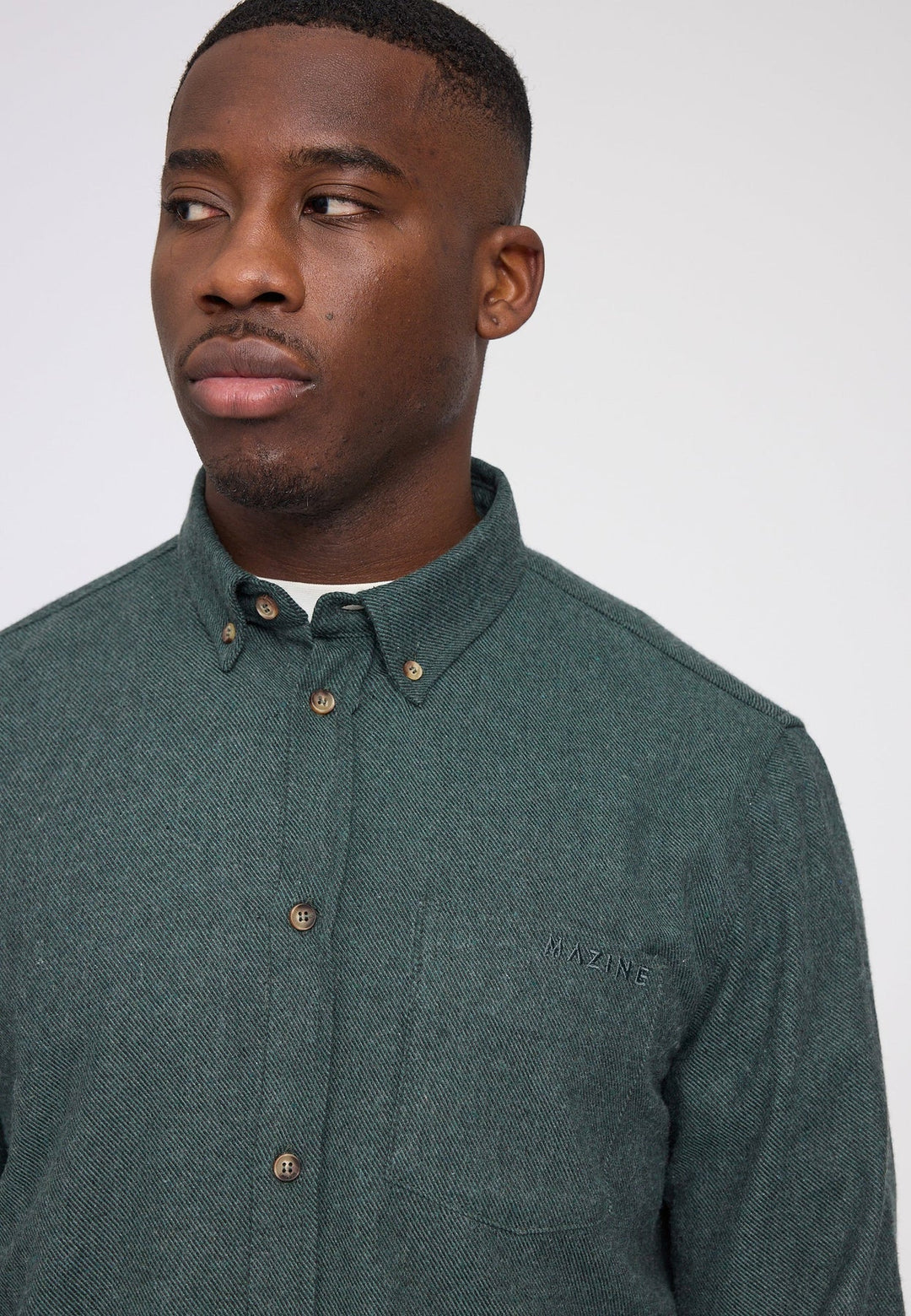 Camisa de franela mezcla Bottle jaspeada - Olokuti