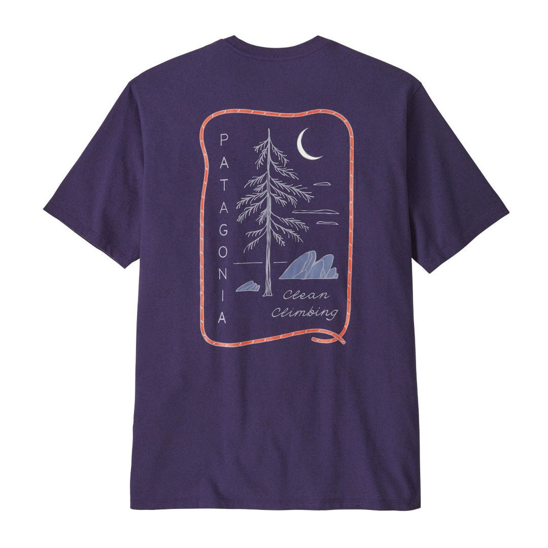 Camiseta Clean Climb Roots Responsibili - Tee Plummet Purple - Olokuti
