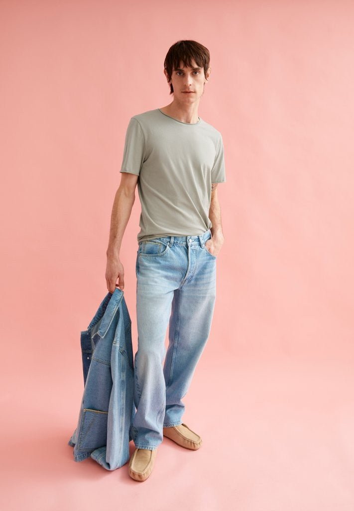 Camiseta JAAMES BRUSHED Seagreen - Olokuti