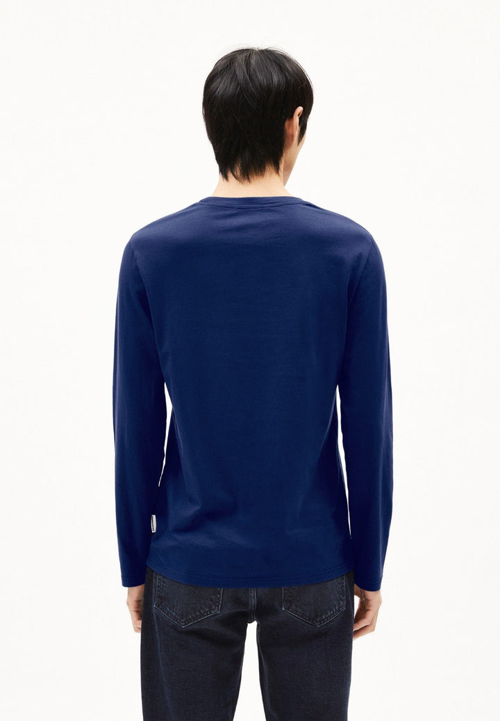 Camiseta manga larga JAAMES LONGSLEEVE Blue noon - Olokuti