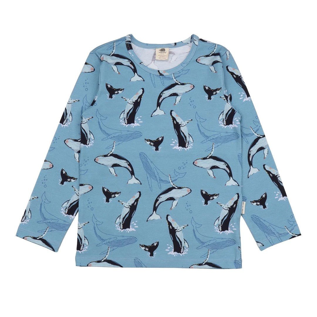 Camiseta manga larga Jumping Whales - Olokuti
