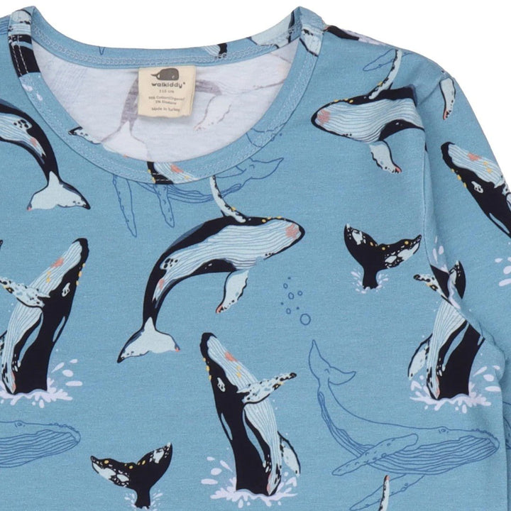 Camiseta manga larga Jumping Whales - Olokuti