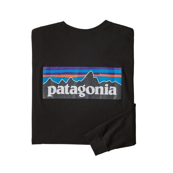 Camiseta Manga larga P - 6 Logo Responsibili - Tee Negro - Olokuti