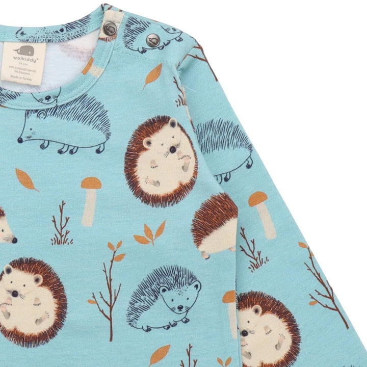 Camiseta manga larga Tiny Hedgehogs - Olokuti