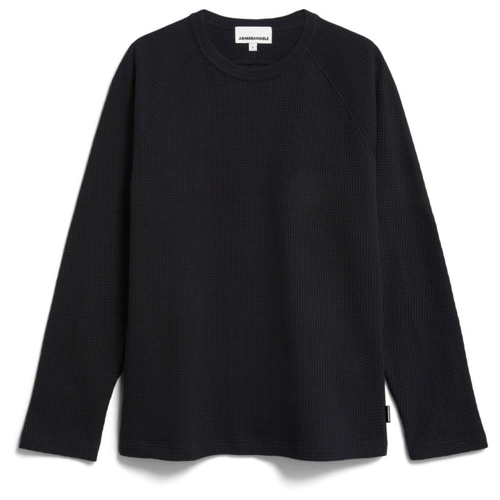 Camiseta m/l JOSUAA WAFFLE Negro - Olokuti