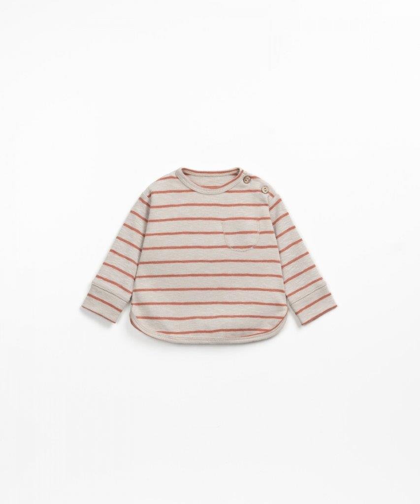 Camiseta m/l Rib Flamé Rayas Maria - Olokuti