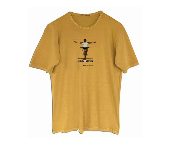 Camiseta Modo Avión Mostaza - Olokuti