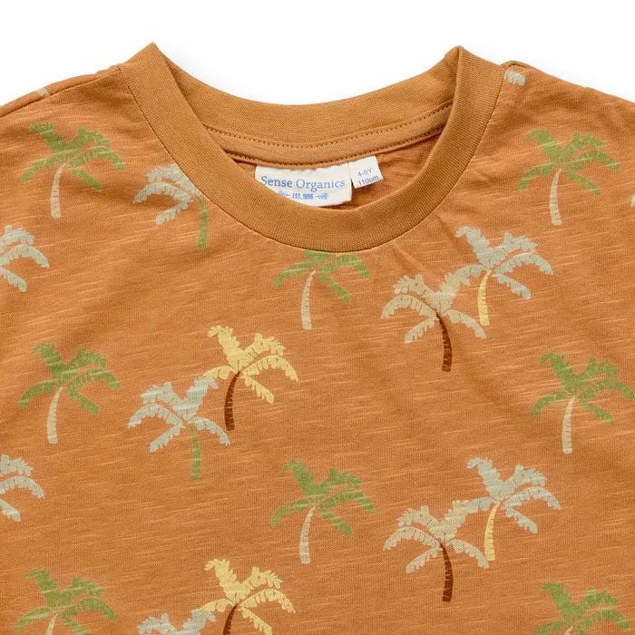 Camiseta Palmeras Caramelo - Olokuti