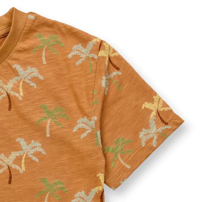 Camiseta Palmeras Caramelo - Olokuti