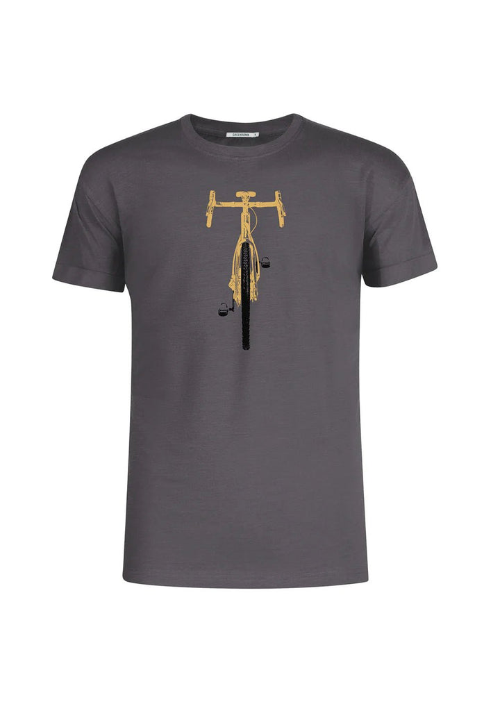 Camiseta Roll Bike Front Stamp Antracita - Olokuti