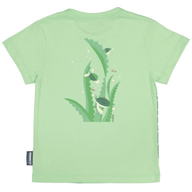 Camiseta Verde Tortuga Laúd - Olokuti