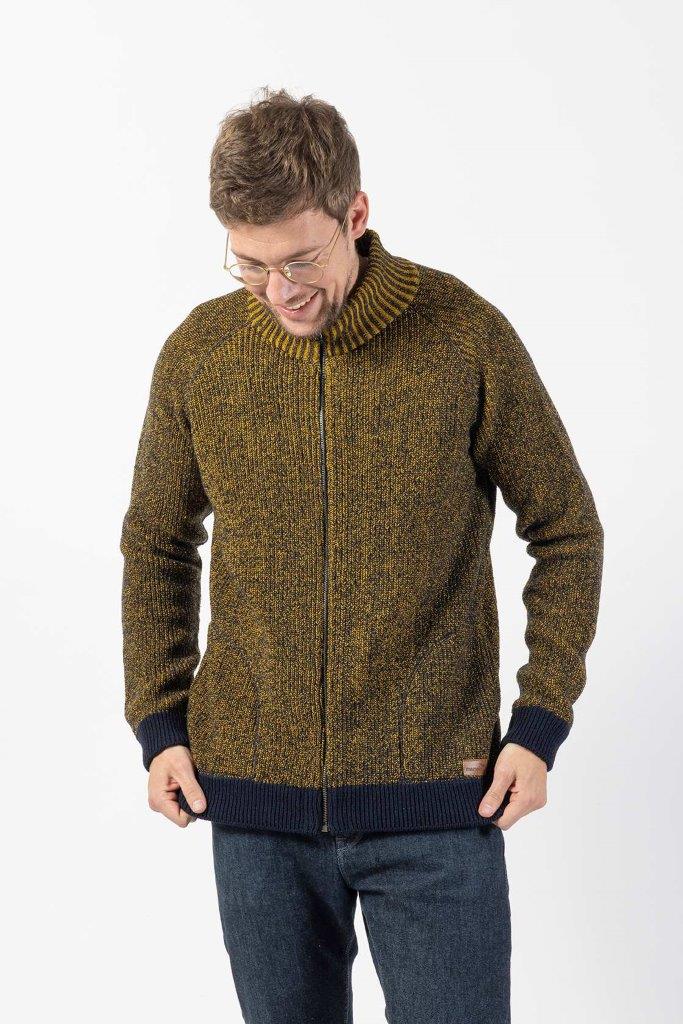 Jersey con cremallera Bedoll Mostaza - Olokuti