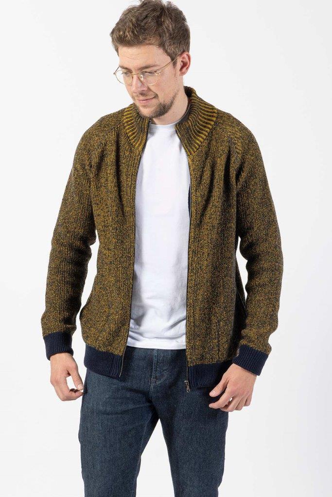 Jersey con cremallera Bedoll Mostaza - Olokuti