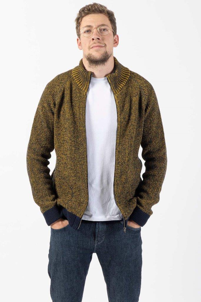 Jersey con cremallera Bedoll Mostaza - Olokuti