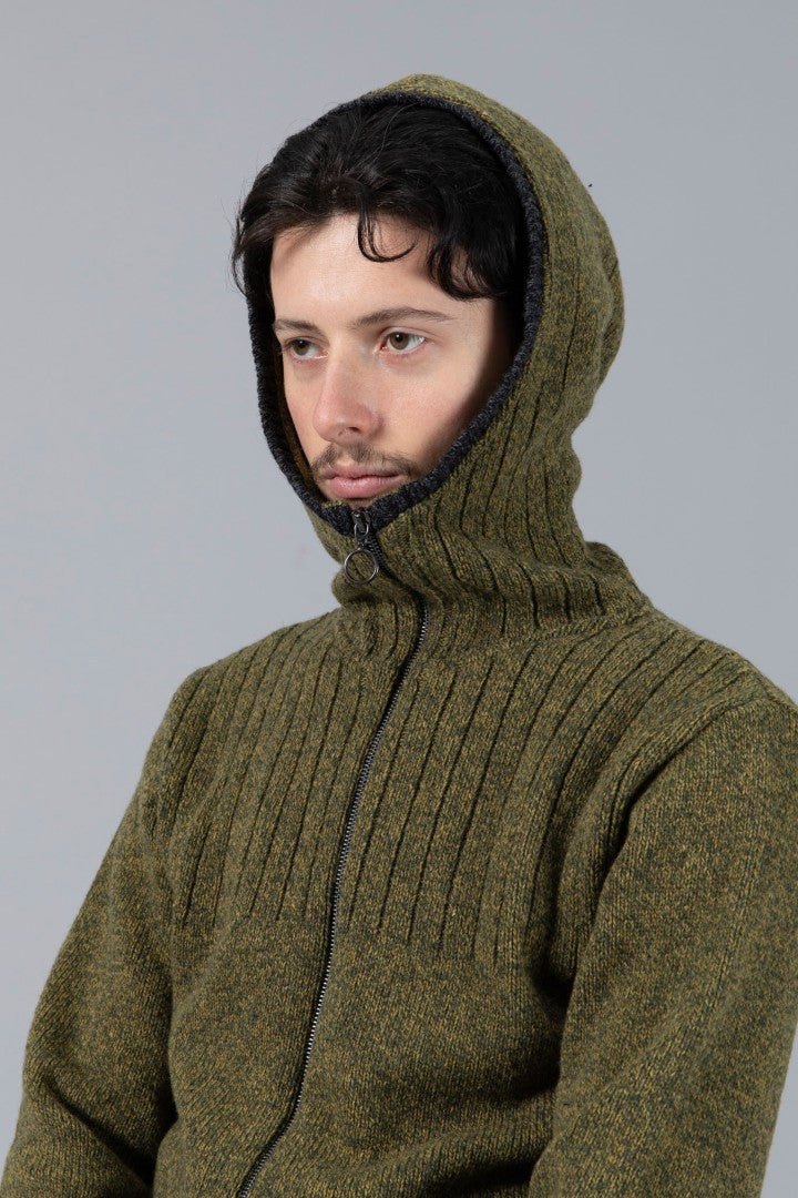 Jersey con cremallera REIG Caqui - Olokuti