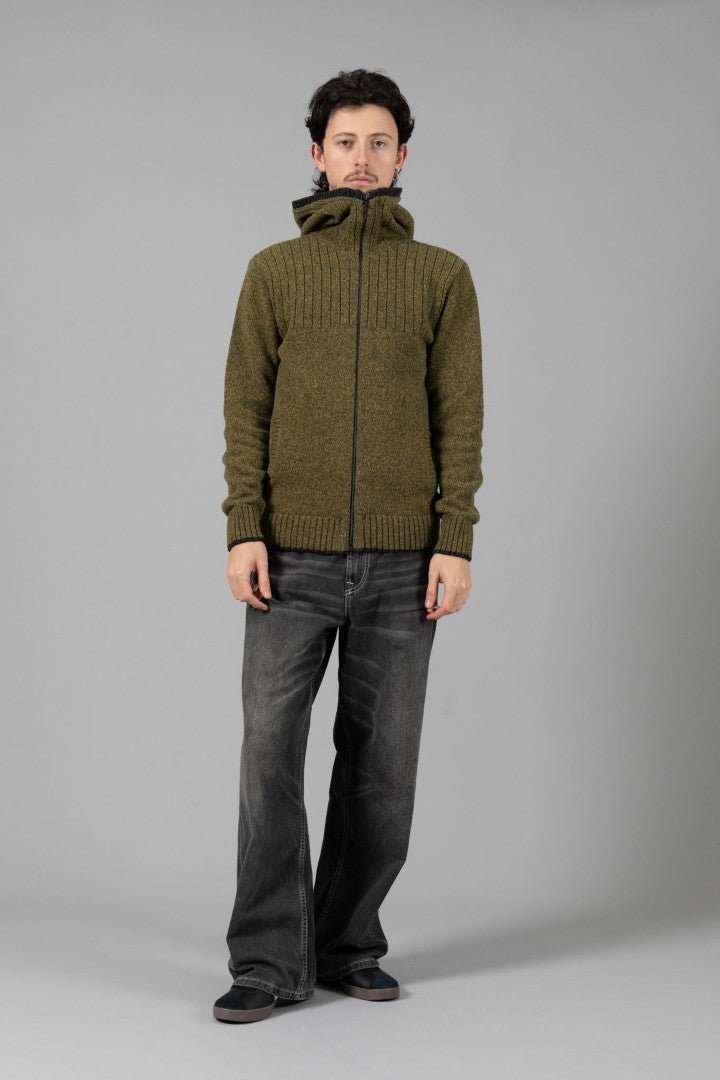 Jersey con cremallera REIG Caqui - Olokuti