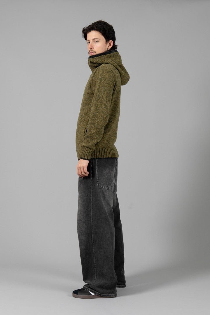 Jersey con cremallera REIG Caqui - Olokuti