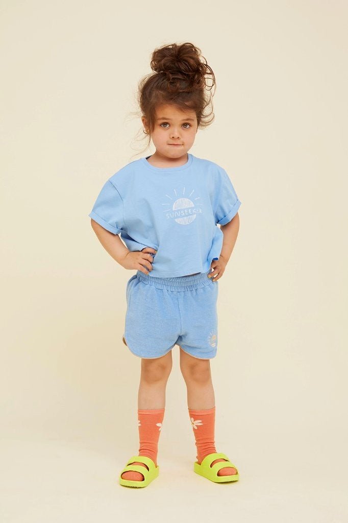 Pantalones cortos Sport Rizo Breezy blue - Olokuti