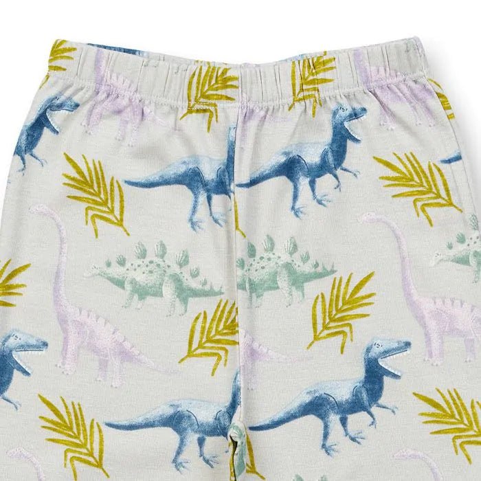 Pijama LONG JOHN Gris claro Dinos - Olokuti