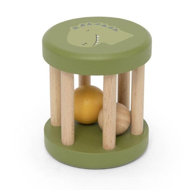 Sonajero rodante de madera - Olokuti