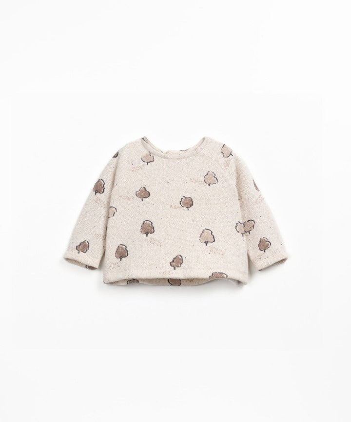 Sudadera Jersey estampada Pencil Árboles - Olokuti