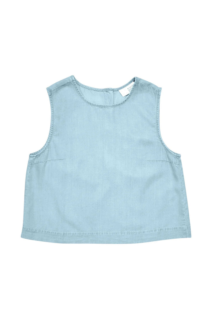 Top Denim Azul claro lavado - Olokuti