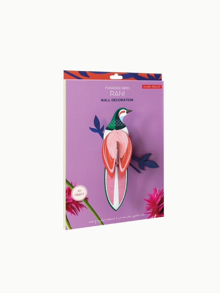 Ave del Paraíso Pájaros Arte Floral - Olokuti