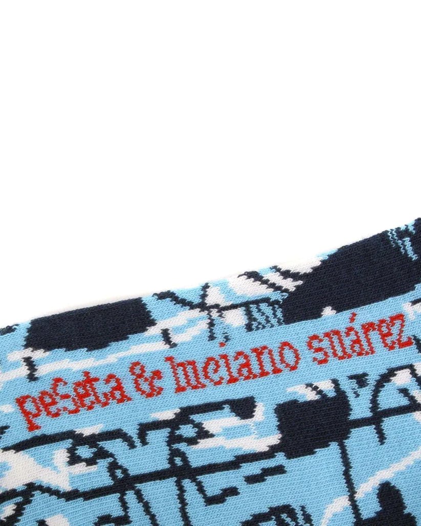 Calcetines azules Luciano Suárez - Olokuti