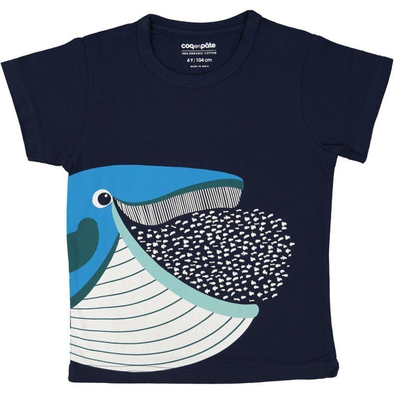 Camiseta Azul marino Mibo Ballena - Olokuti