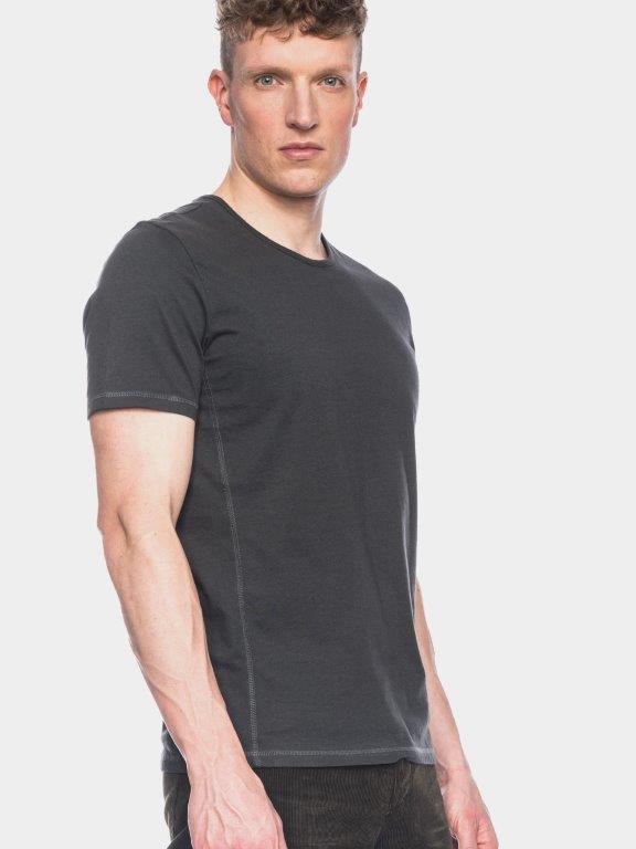 Camiseta hombre algodón orgánico Olek Antracita - Olokuti