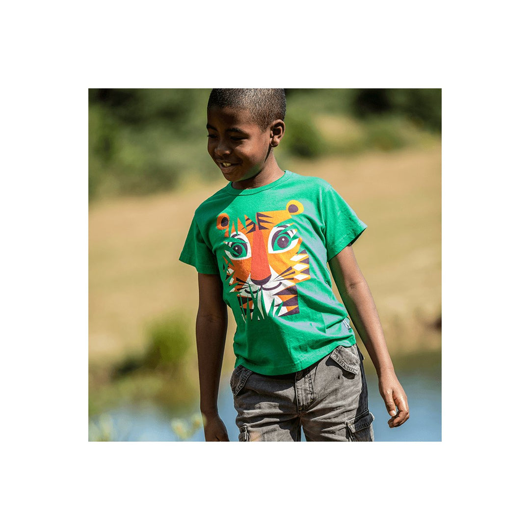 Camiseta verde Mibo Tigre - Olokuti