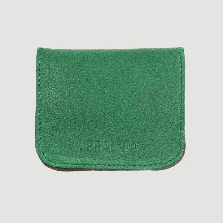 Cartera Piel Batur Verde Teka - Olokuti