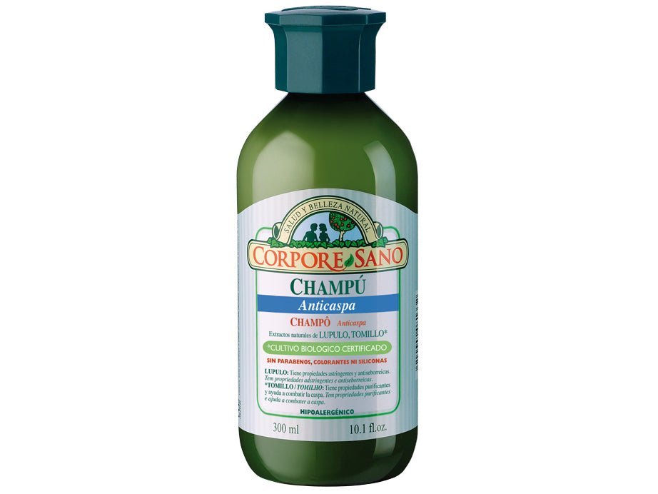 Champú Anticaspa Lúpulo, tomillo e hinojo 300 ml - Olokuti