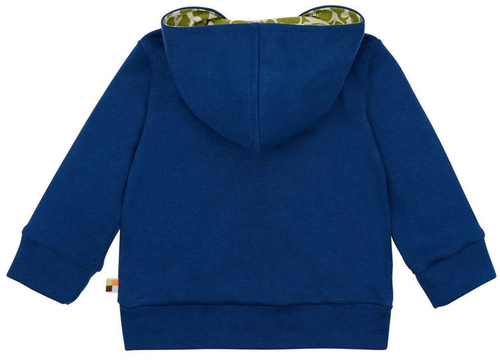 Chaqueta ligera con capucha Interlock Ultramarino - Olokuti