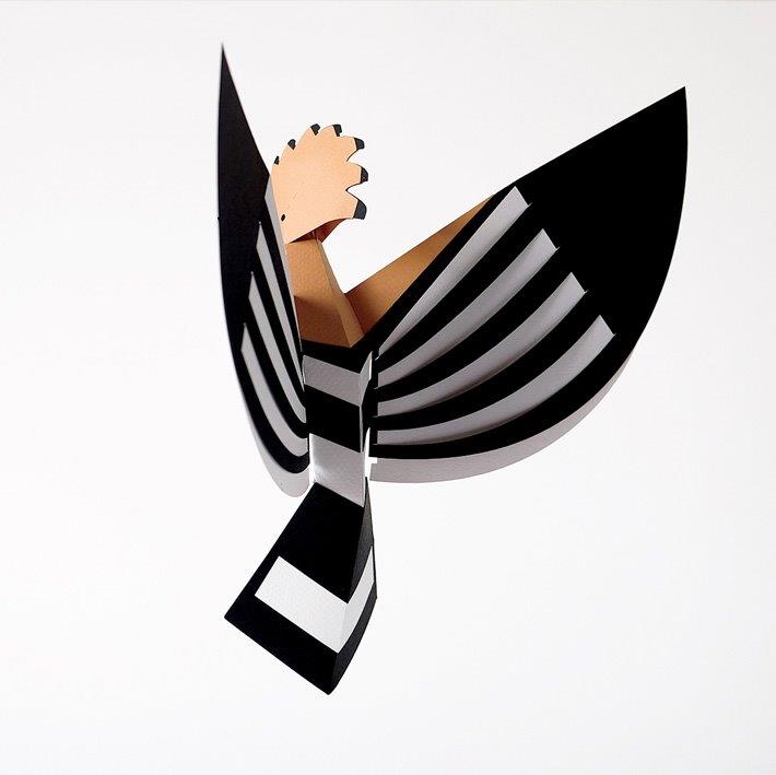 Figura de papel 3D - Abubilla / Upupa epops - Olokuti