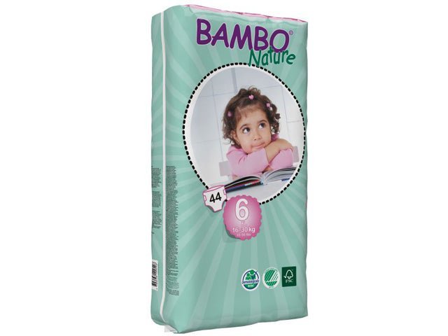 Pañales Bambo XL Plus Talla 6 (15-30Kg), 44uds - Olokuti