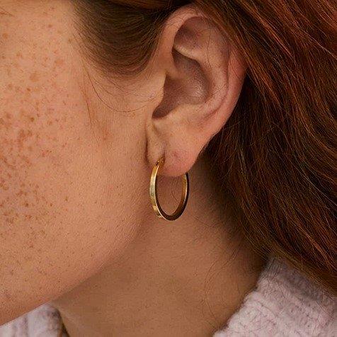 Pendientes aros cuadrados medianos - Olokuti