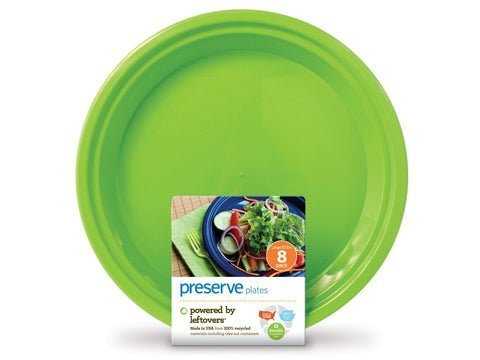 Platos grande exterior verde 26,7 cm. Set de 8 uds. - Olokuti