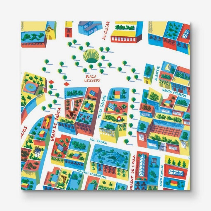 Poster Mapa Gracia - Olokuti