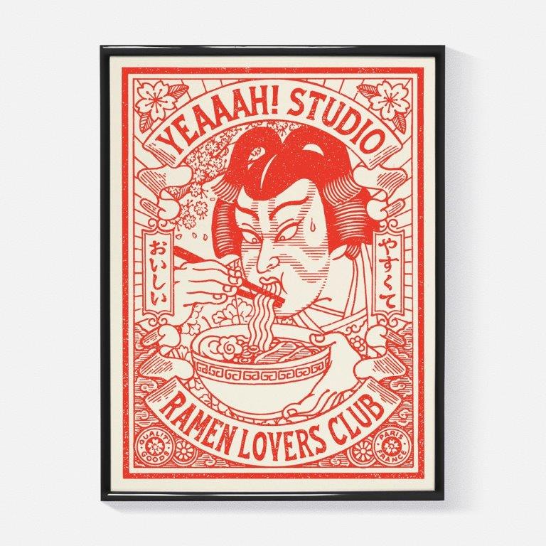 Poster Ramen Lovers Club - Olokuti