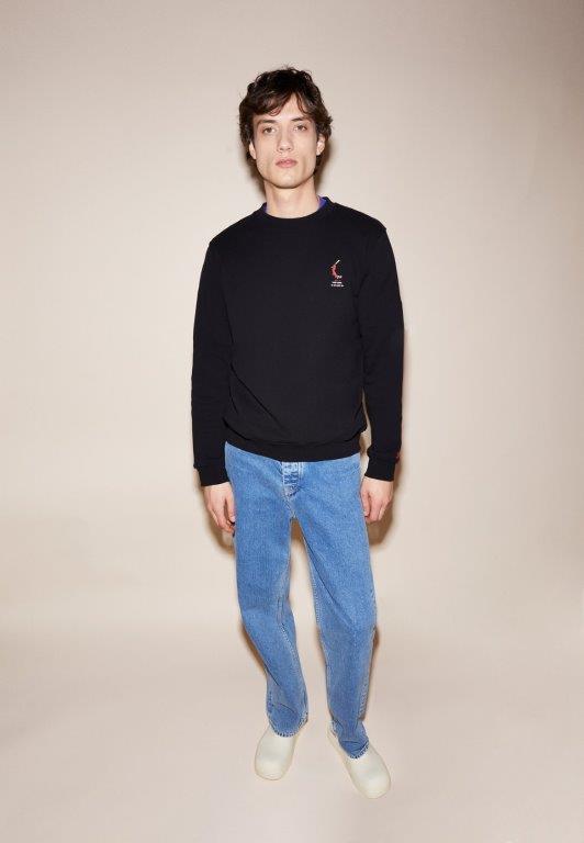 Sudadera BAARO PIXXEL Negro - Olokuti